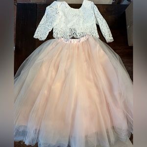 Beautiful flower girl two piece ensemble 😍
